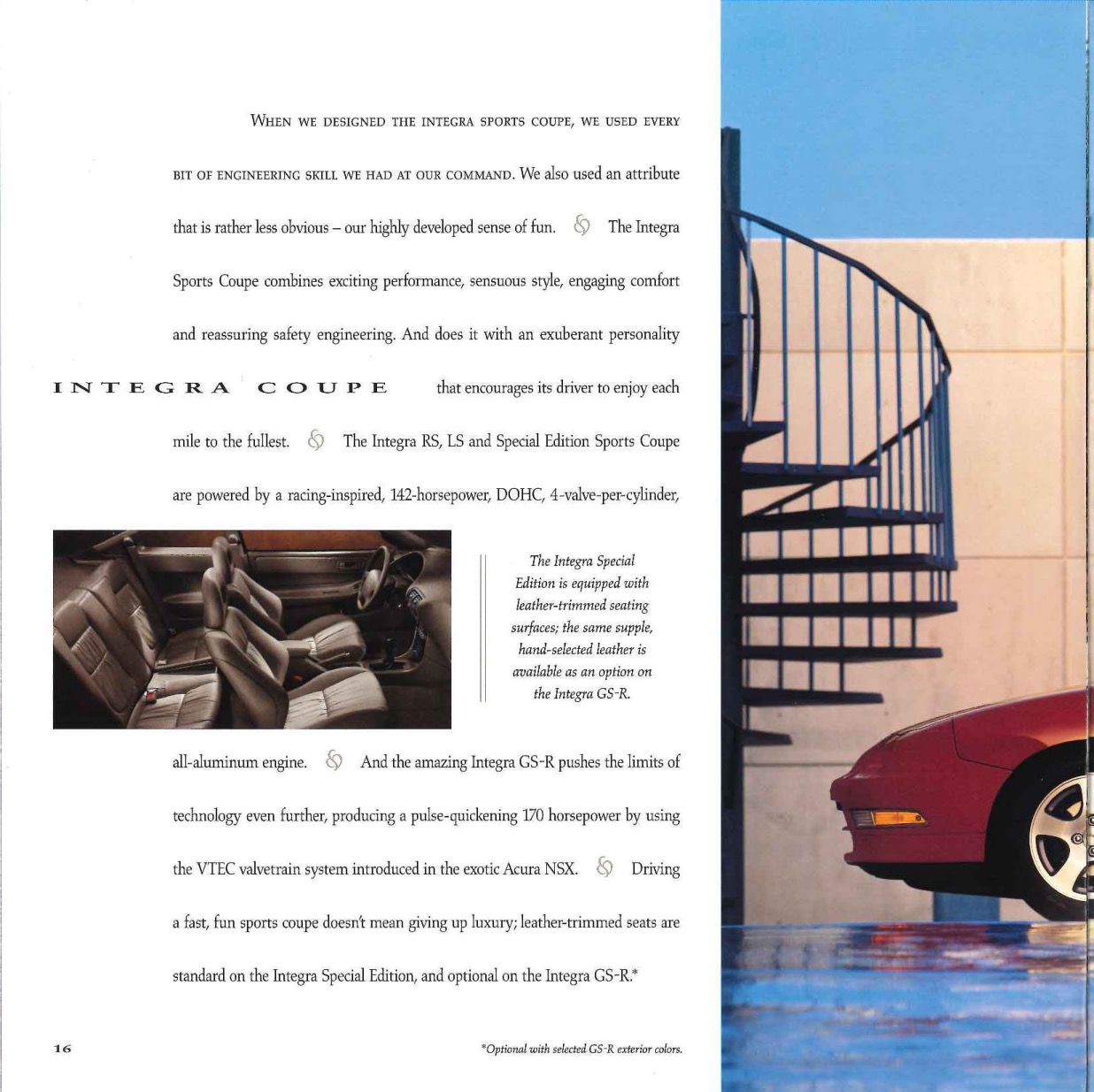 1995 Acura Brochure Page 12